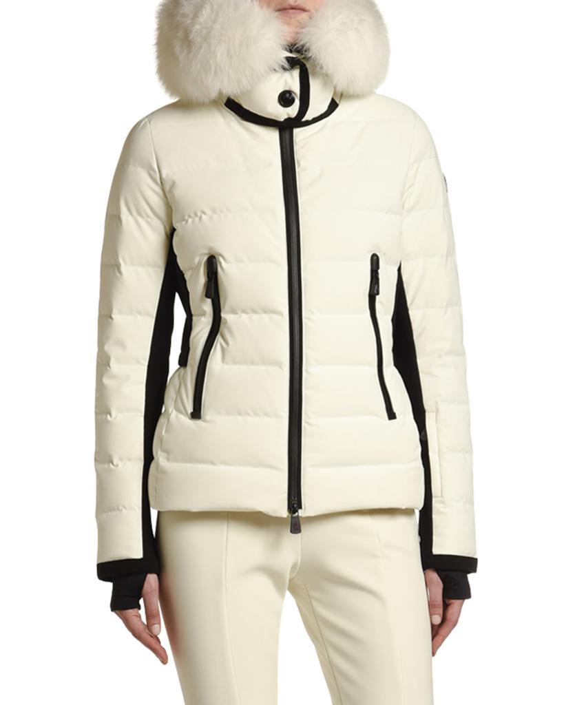 商品Moncler|Fitted Down Fur Trim Lamoura Jacket,价格¥16815,第1张图片