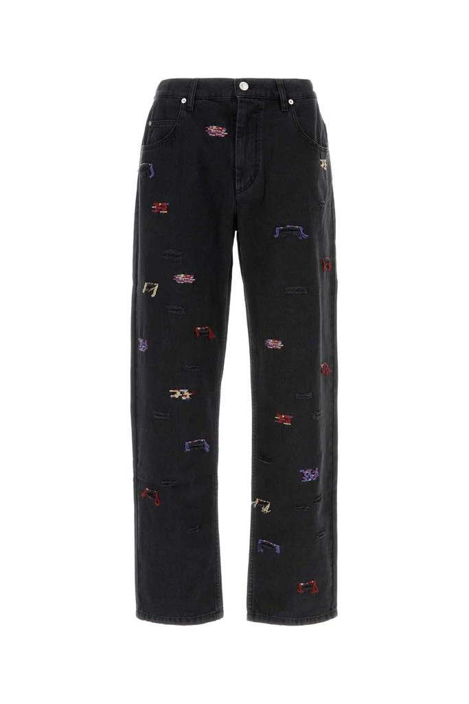 商品Isabel Marant|Black Denim Juro Jeans,价格¥3292,第1张图片