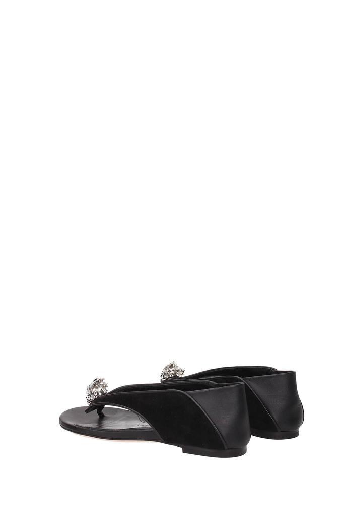 商品Alexander McQueen|Flip flops Suede Black,价格¥1897,第6张图片详细描述