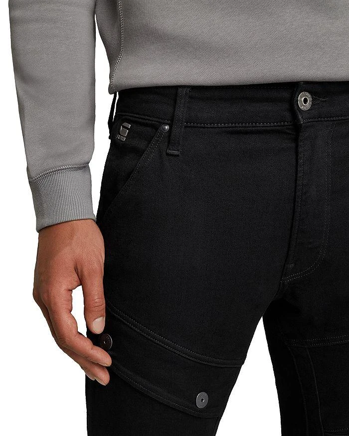 商品G-Star|Airblaze 3D Skinny Jeans in Pitch Black,价格¥583,第3张图片详细描述