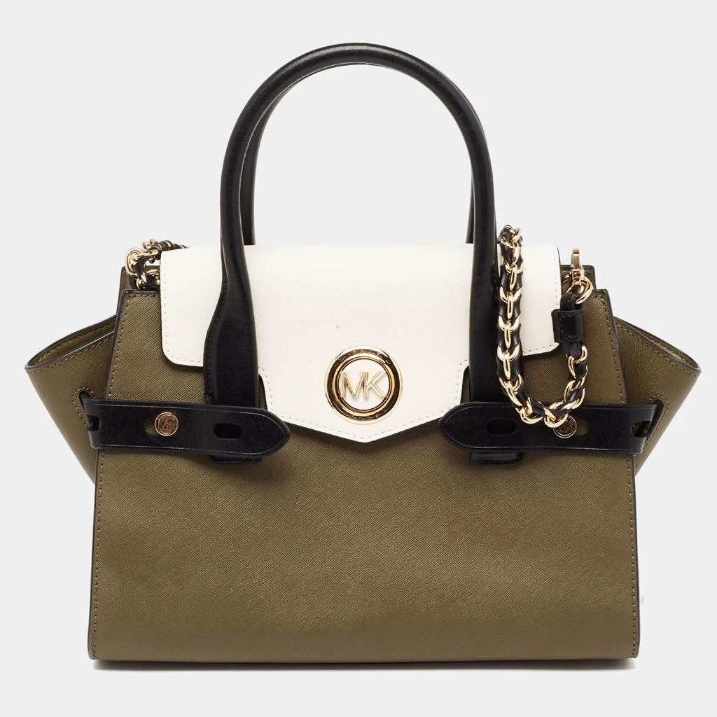 商品[二手商品] Michael Kors|Michael Kors Tri Color Leather Carmen Satchel,价格¥1031,第1张图片