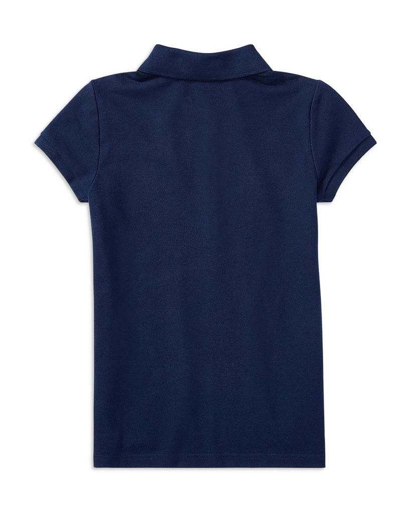 商品Ralph Lauren|大童Girls' Mesh Polo Knit Top - Big Kid,价格¥372,第2张图片详细描述