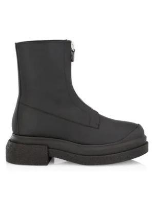 商品Stuart Weitzman|Charli Zip Sport Leather Boots,价格¥1813,第1张图片