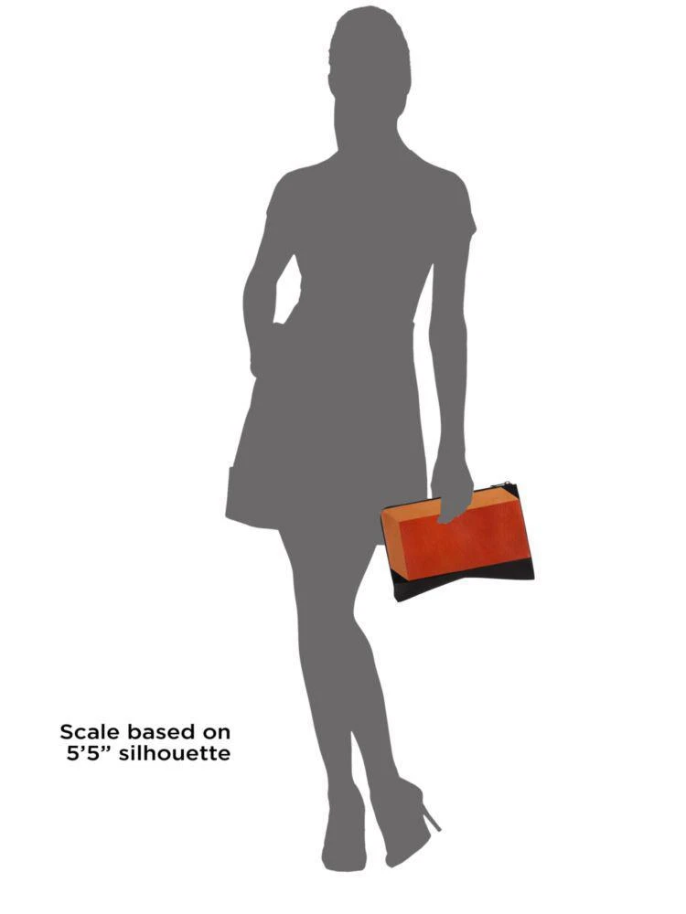 商品Narciso Rodriguez|Colorblock Intersia Folio Clutch,价格¥4167,第3张图片详细描述