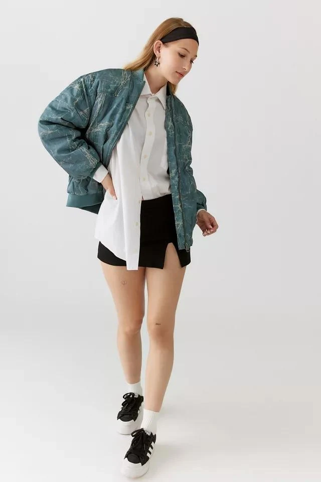 商品BDG|BDG Marcy Nylon Bomber Jacket,价格¥76,第2张图片详细描述