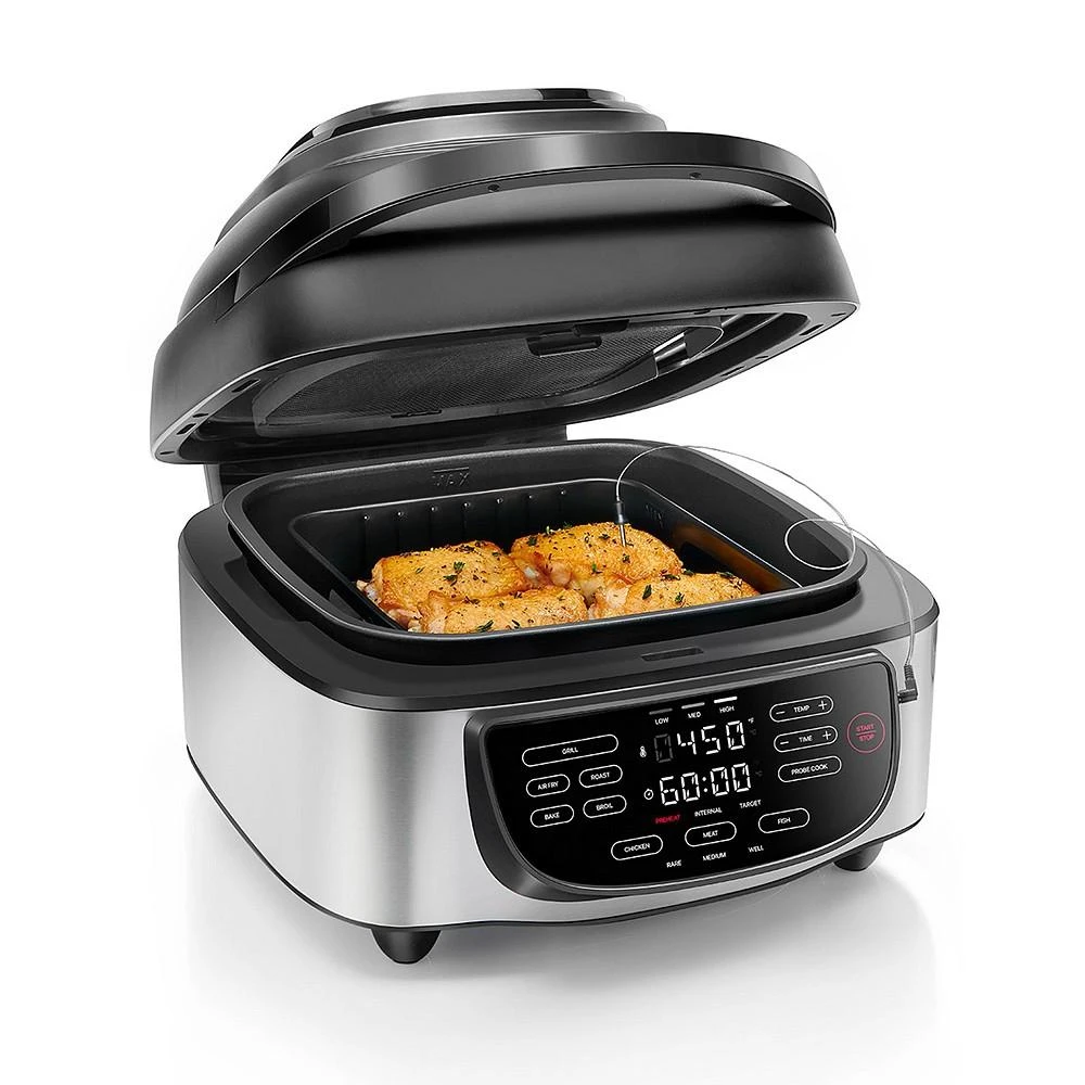 商品Chefman|7.4-Quart Indoor Grill Air Fryer with Temperature Probe,价格¥1495,第2张图片详细描述