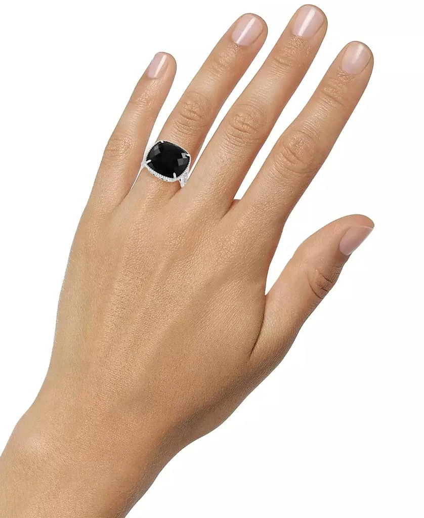 商品Effy|EFFY® Onyx Statement Ring in Sterling Silver,价格¥891,第2张图片详细描述