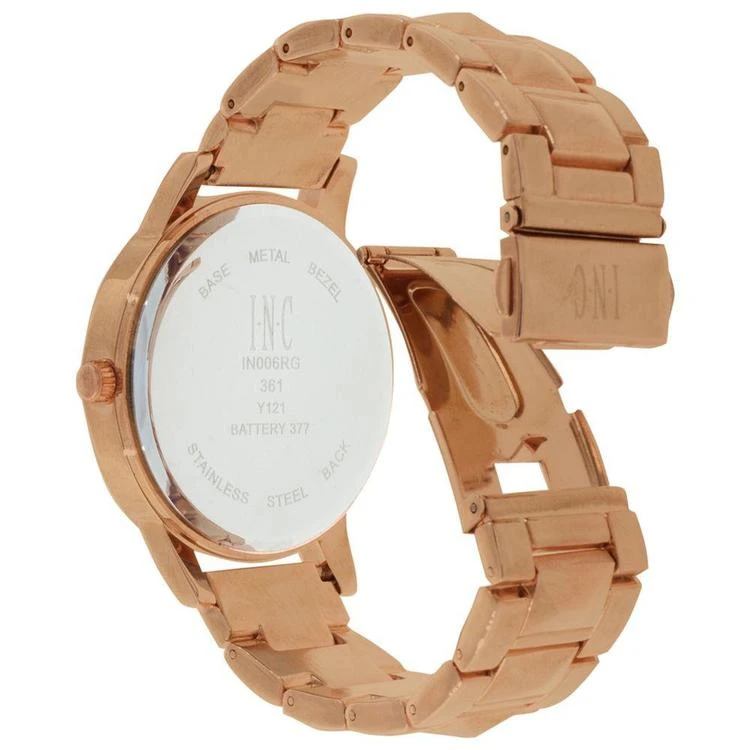 商品INC International|Women's Crystal Rose Gold-Tone Bracelet Watch 40mm, A Macy's Exclusive Style,价格¥150,第4张图片详细描述