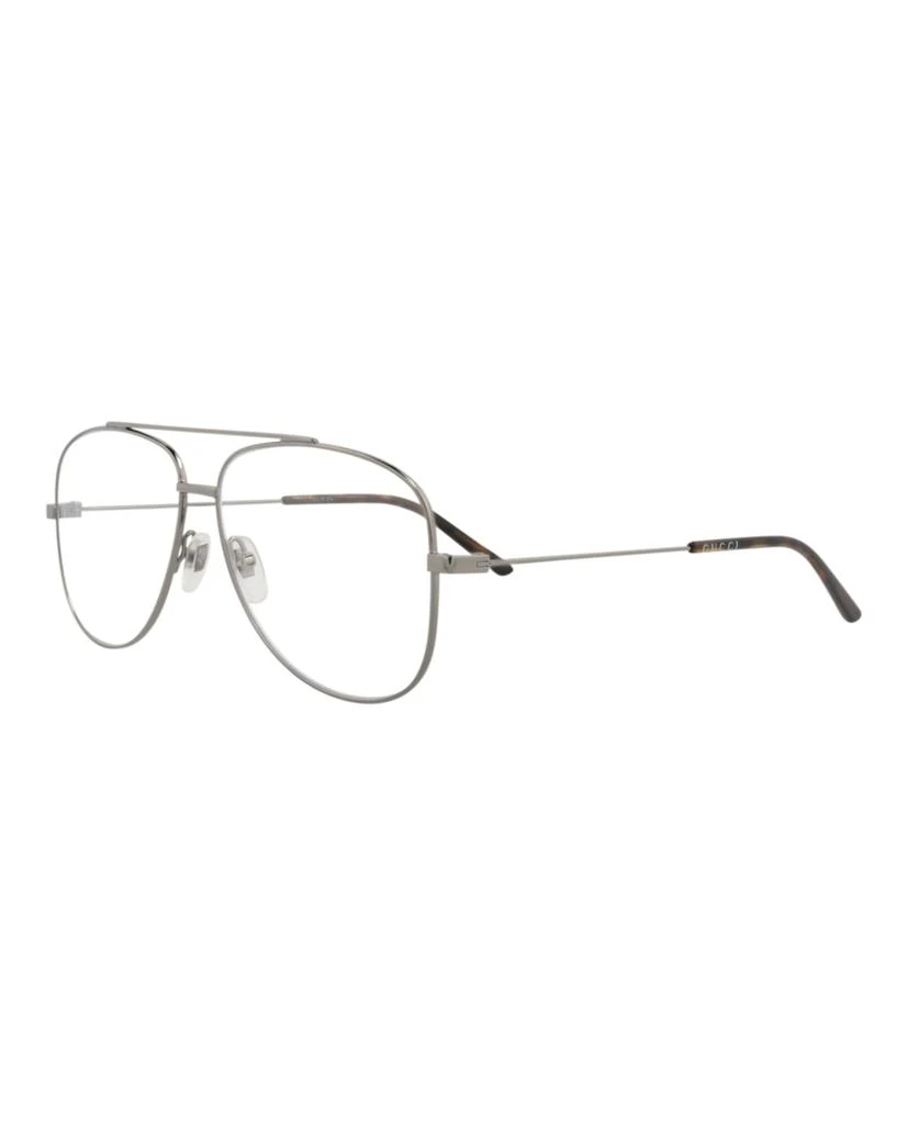 商品Gucci|Aviator-Frame Metal Optical Frames,价格¥1141,第2张图片详细描述