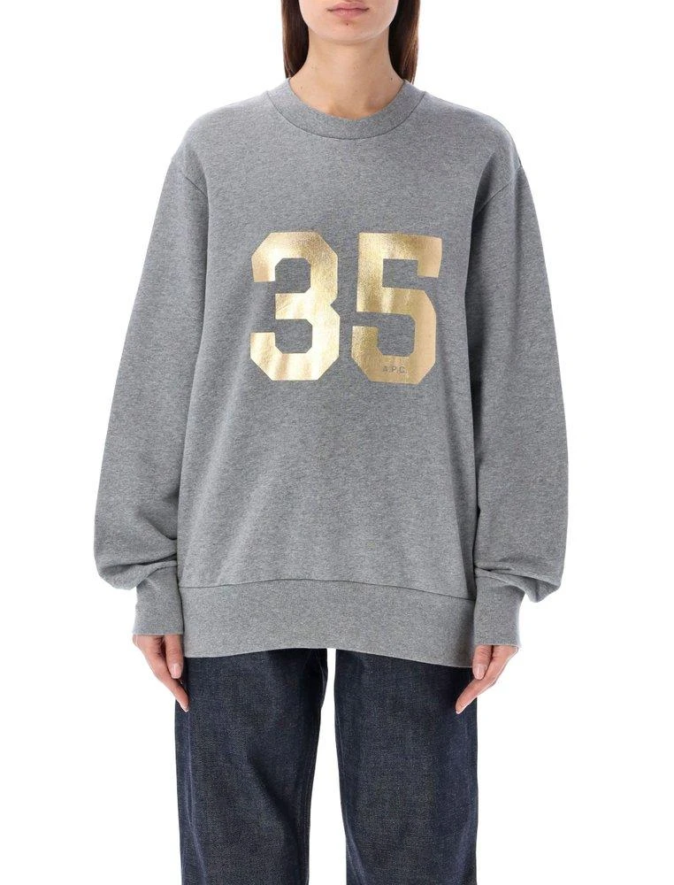 商品A.P.C.|A.P.C. 35 Years Anniversary Crewneck Sweatshirt,价格¥542,第1张图片