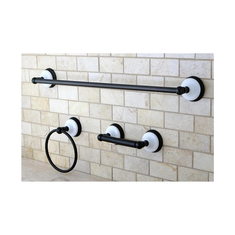 商品Kingston Brass|Victorian 3-Pc. Towel Bar Bathroom Hardware Set,价格¥1763,第2张图片详细描述