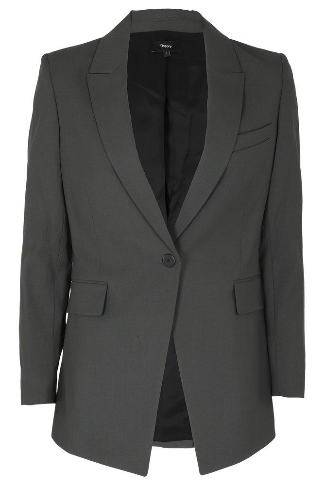 Theory Single-Breasted Tailored Blazer商品第1张图片规格展示