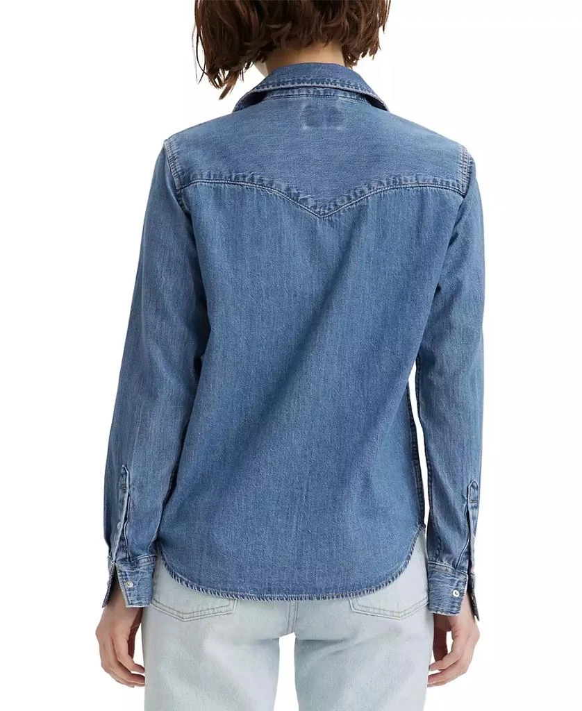 商品Levi's|Women's The Ultimate Western Cotton Denim Shirt,价格¥519,第2张图片详细描述