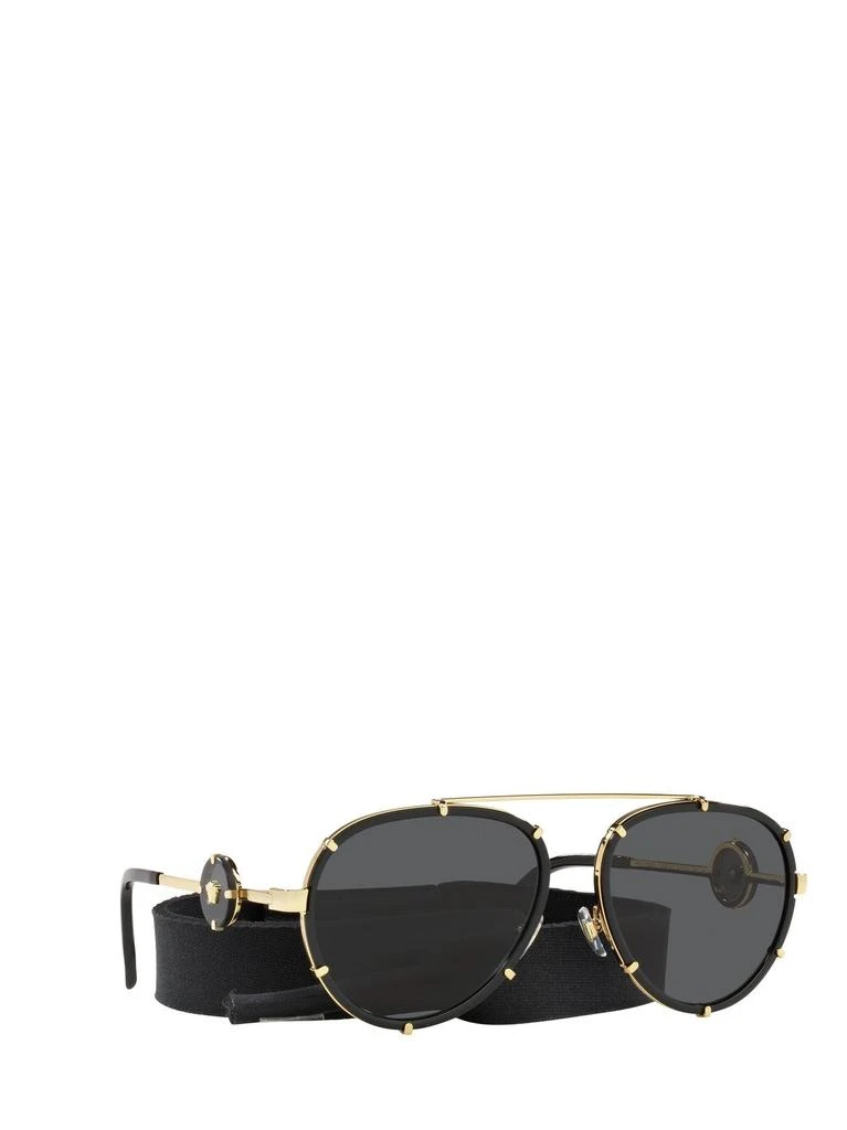 商品Versace|Versace Eyewear Aviator Frame Sunglasses,价格¥2090,第2张图片详细描述