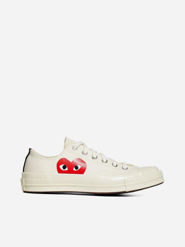 商品Comme des Garcons|Heart print Chuck Taylor canvas low-top sneakers,价格¥1174,第1张图片