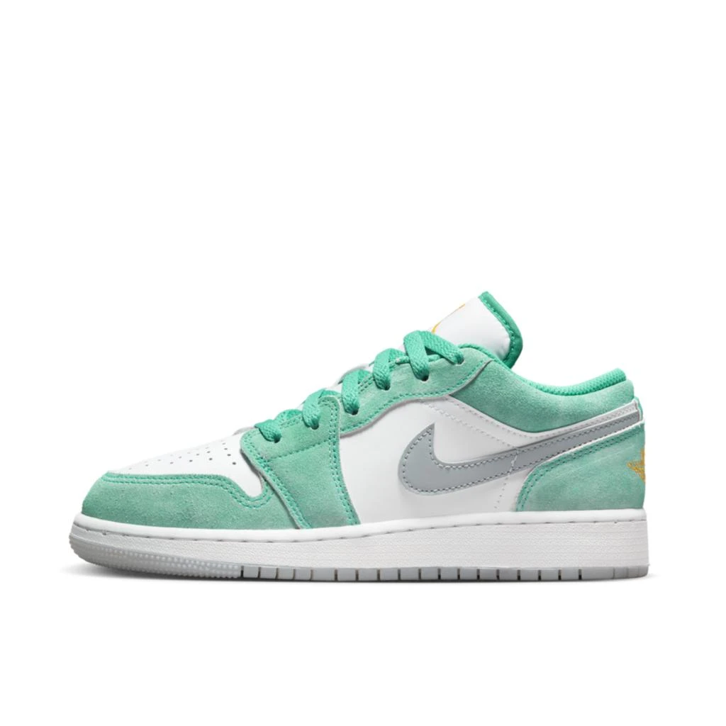 商品Jordan|Air Jordan 1 Low SE New Emerald (GS),价格¥2236,第1张图片