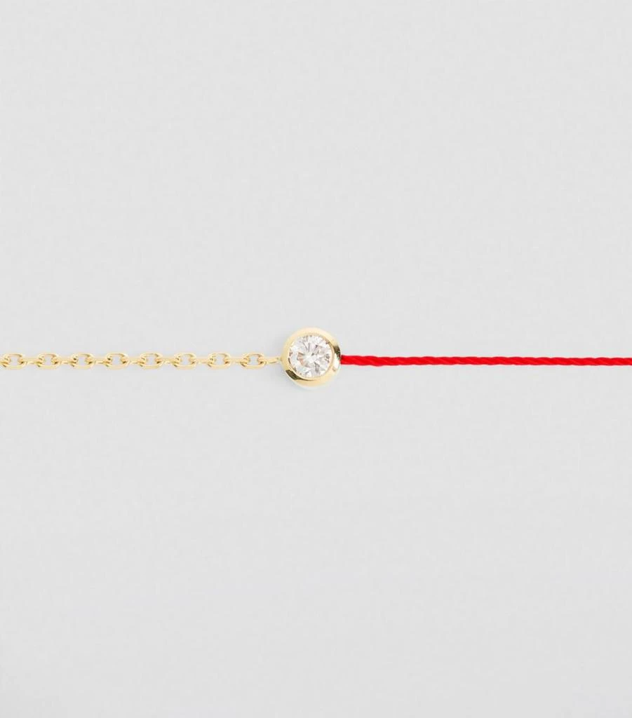 商品Redline|Yellow Gold and Diamond Pure Double Bracelet,价格¥5538,第2张图片详细描述