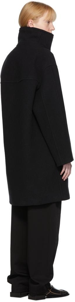 商品Acne Studios|Black Funnel Neck Coat,价格¥7538,第5张图片详细描述