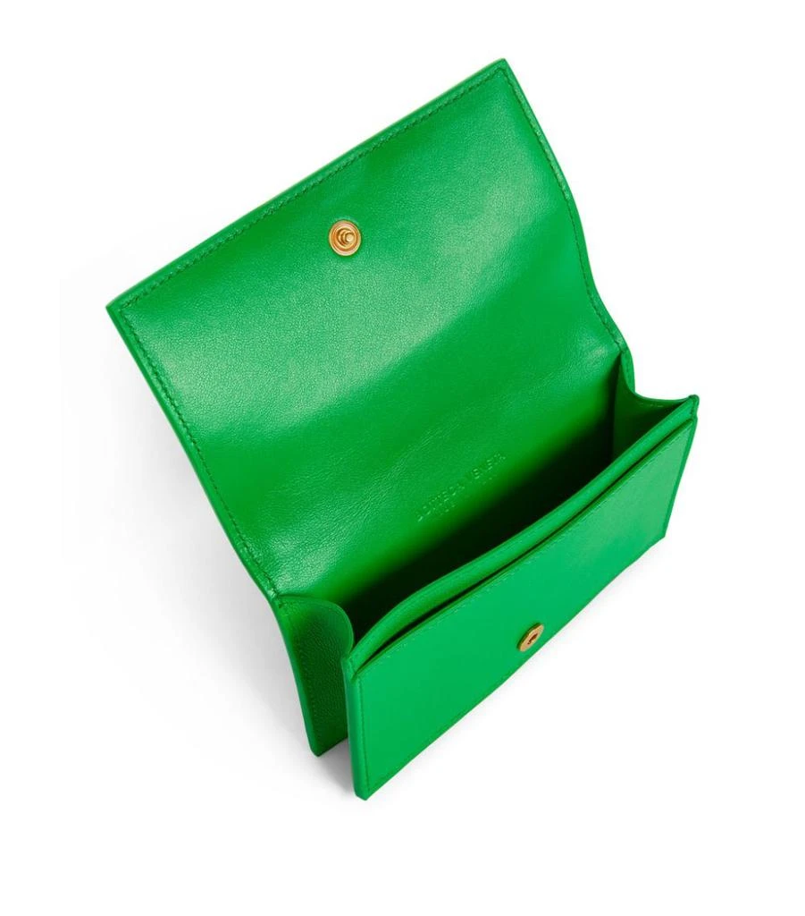 商品Bottega Veneta|Leather Intreccio Card Holder,价格¥3298,第2张图片详细描述