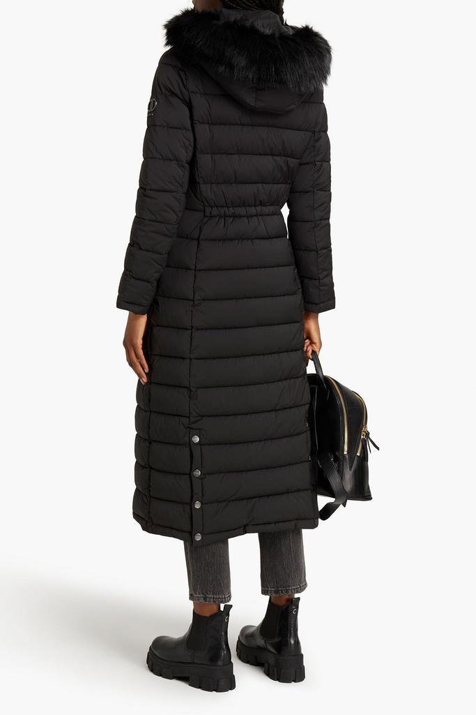 商品DKNY|Faux fur-trimmed quilted shell hooded coat,价格¥1254,第5张图片详细描述