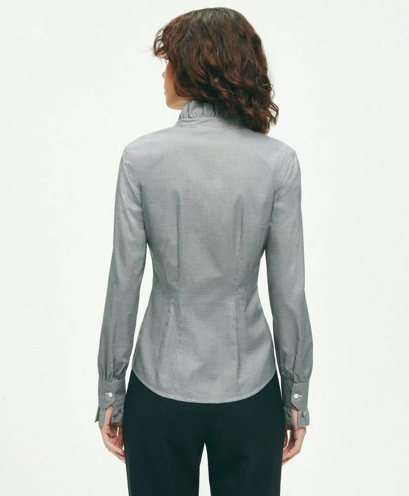 商品Brooks Brothers|Fitted Stretch Supima® Cotton Non-Iron Ruffle Dress Shirt,价格¥510,第2张图片详细描述