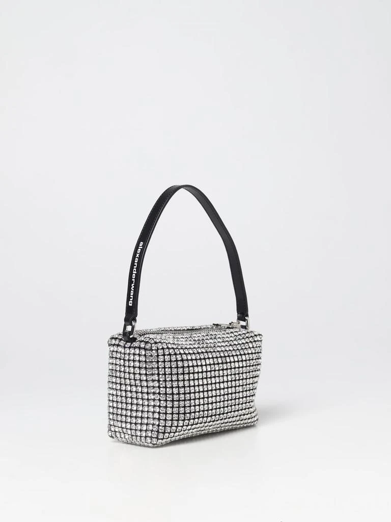 商品Alexander Wang|Alexander Wang Heiress bag in satin with set rhinestones,价格¥6140,第3张图片详细描述