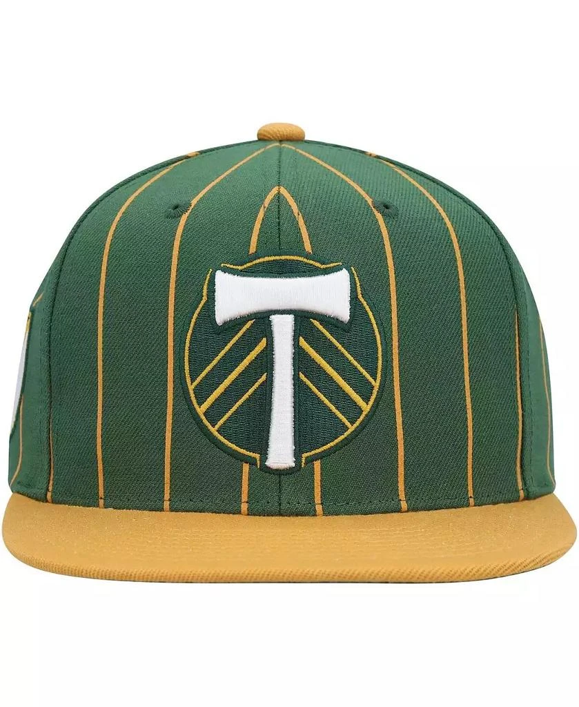 商品Mitchell & Ness|Men's Green Portland Timbers Team Pin Snapback Hat,价格¥269,第2张图片详细描述