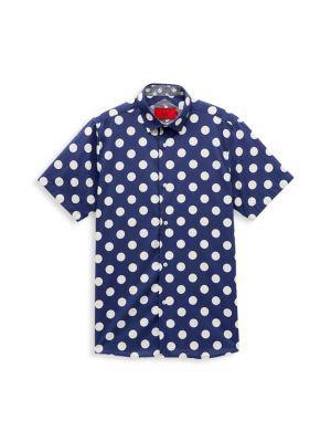商品Elie Balleh|Little Boy’s Cotton Polka Dot Shirt,价格¥263,第1张图片