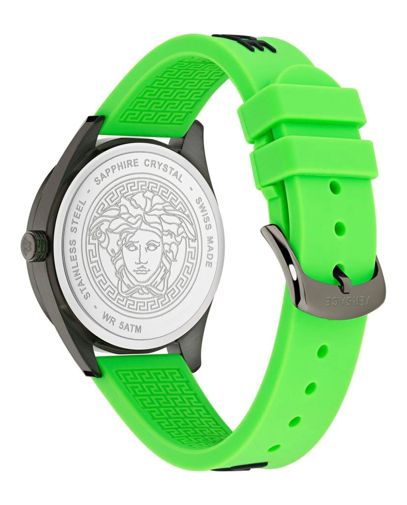 商品Versace|V-Vertical Silicone Watch,价格¥4742,第3张图片详细描述