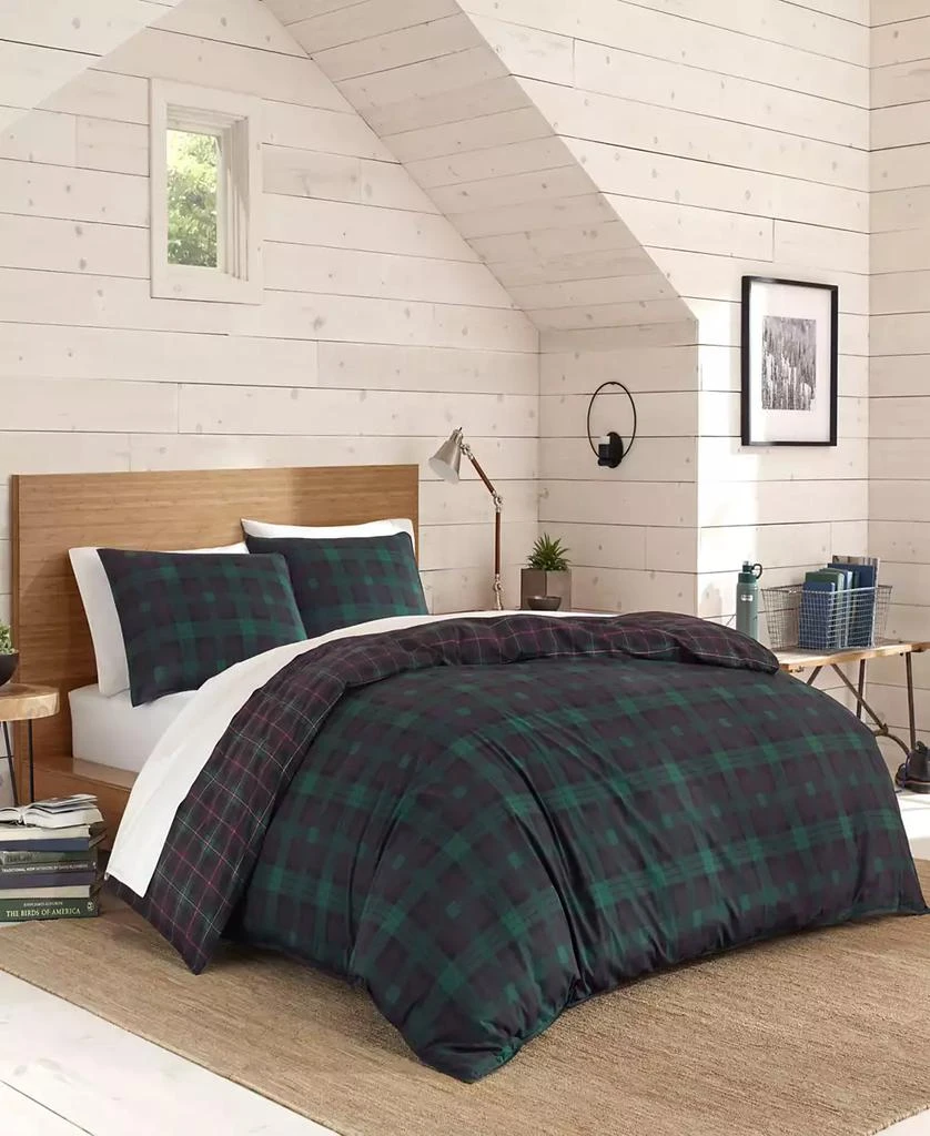 商品Eddie Bauer|Woodland Tartan Green Comforter Set,价格¥894,第4张图片详细描述