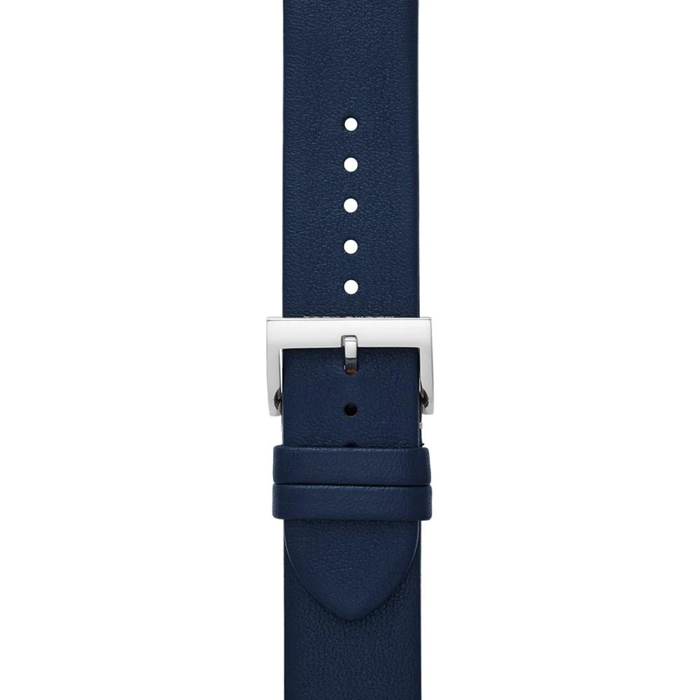 商品Tory Burch|Women's McGraw Navy Band For Apple Watch® Leather Strap 38mm/40mm,价格¥711,第3张图片详细描述