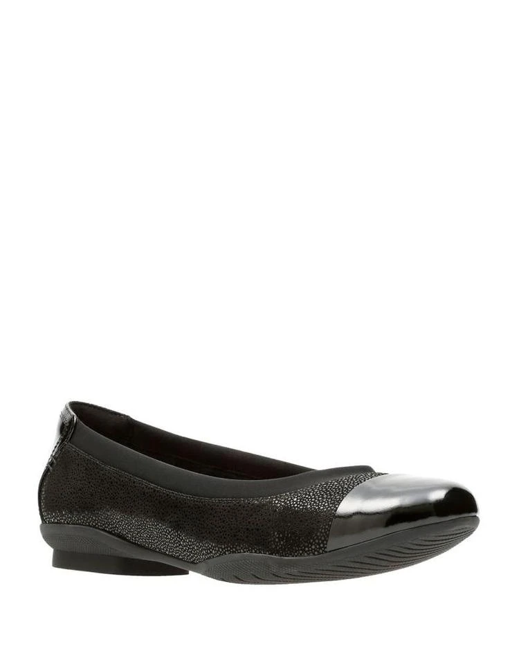 商品Clarks|Neenah Leather Cap-Toe Flats,价格¥526,第1张图片