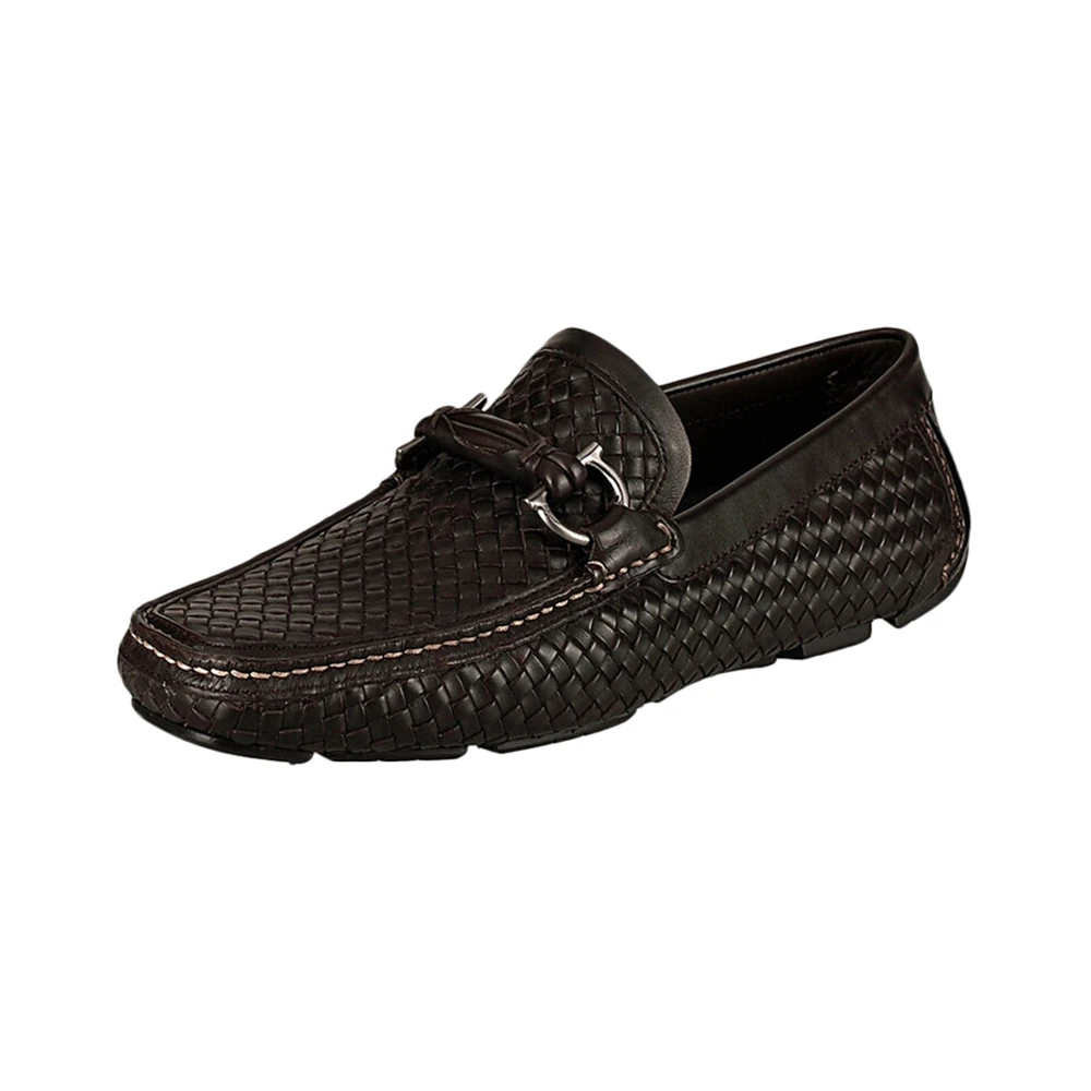 SALVATORE FERRAGAMO 深棕色男士驾车鞋 0570447-P-C-CAFF 商品