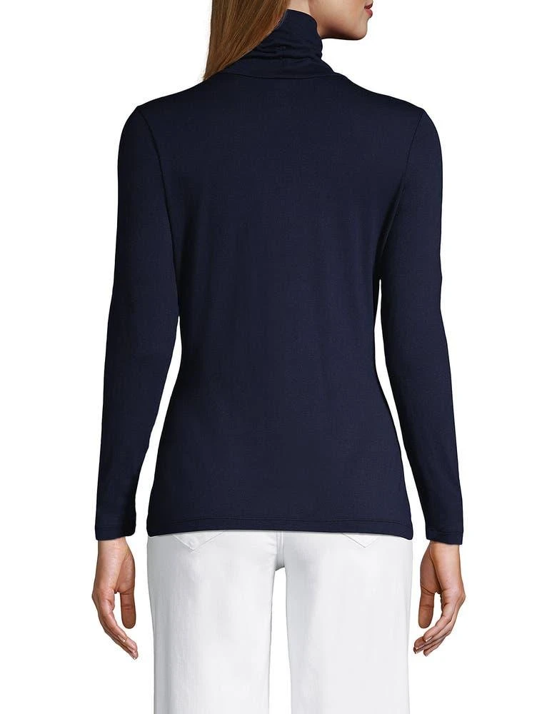 商品Lands' End|Lightweight Jersey Skimming Long Sleeve Turtleneck,价格¥368,第2张图片详细描述