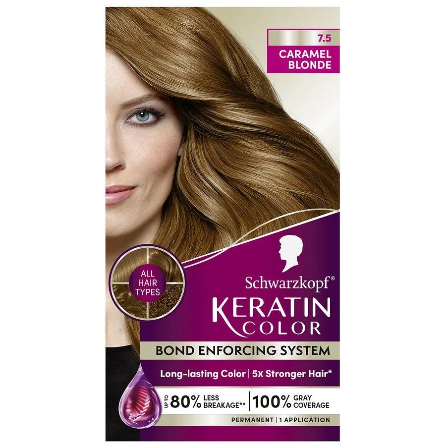 商品Schwarzkopf Keratin Color|Permanent Hair Color Cream,价格¥105,第1张图片