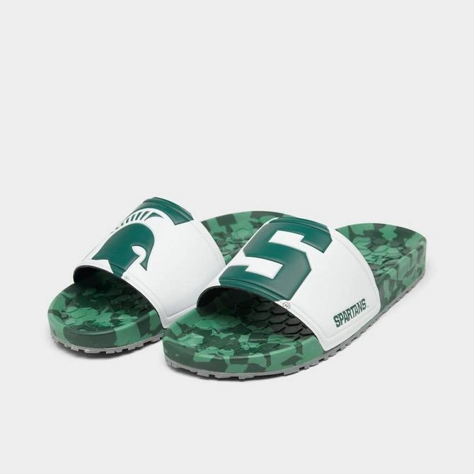 商品HYPE|Hype Co. Michigan State Spartans College Slydr Slide Sandals,价格¥373,第2张图片详细描述