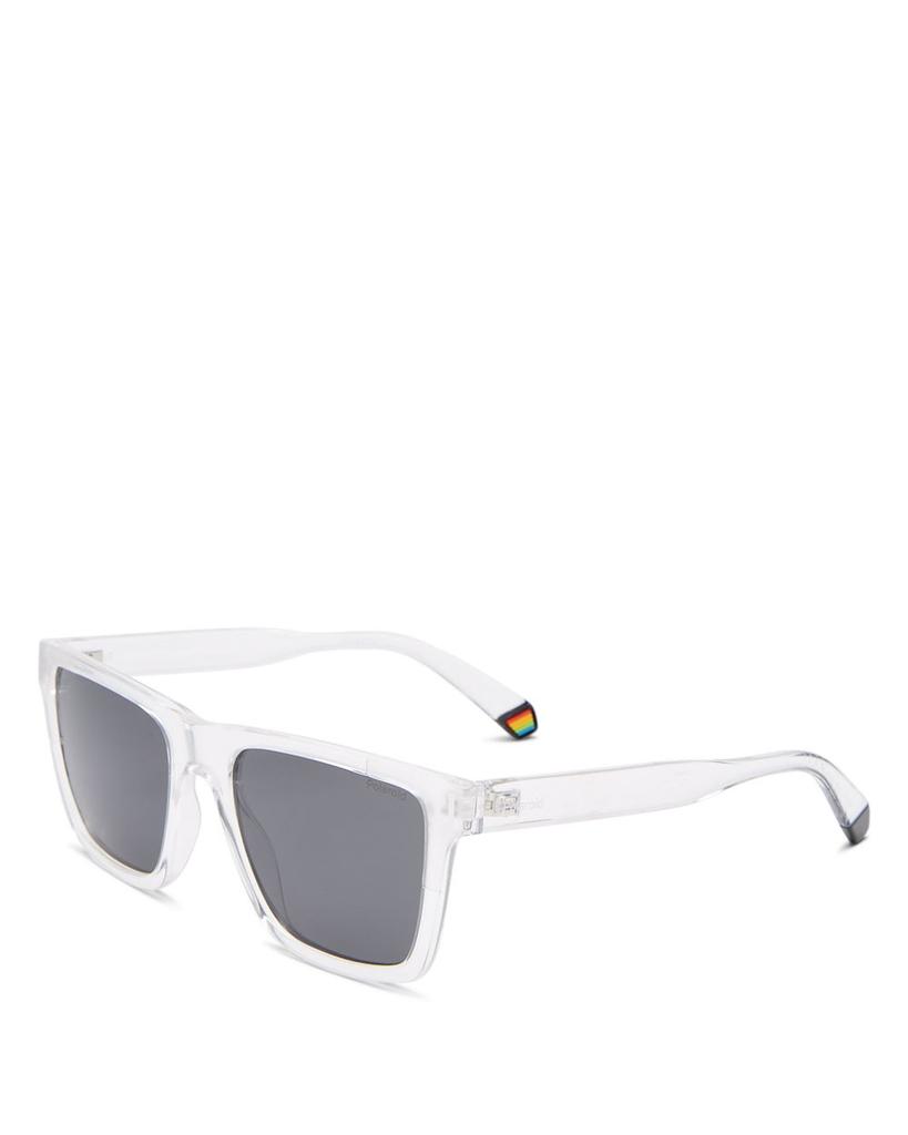 Men's Polarized Square Sunglasses, 54mm商品第3张图片规格展示