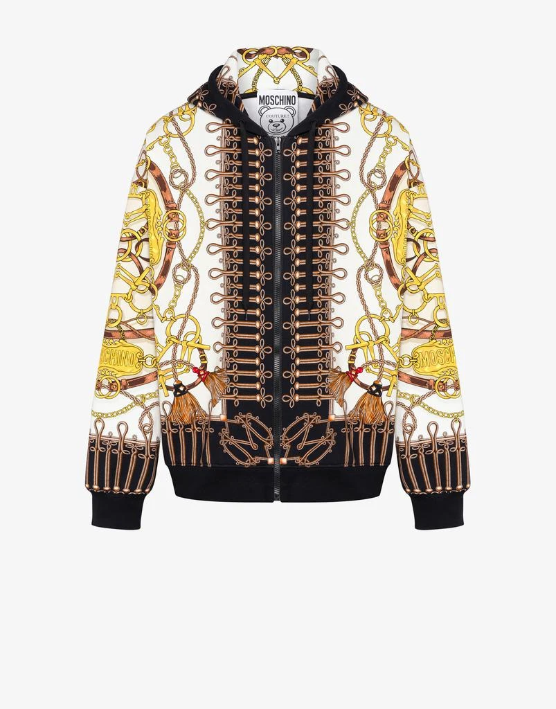 商品Moschino|Military Teddy Scarf Hoodie,价格¥10931,第1张图片
