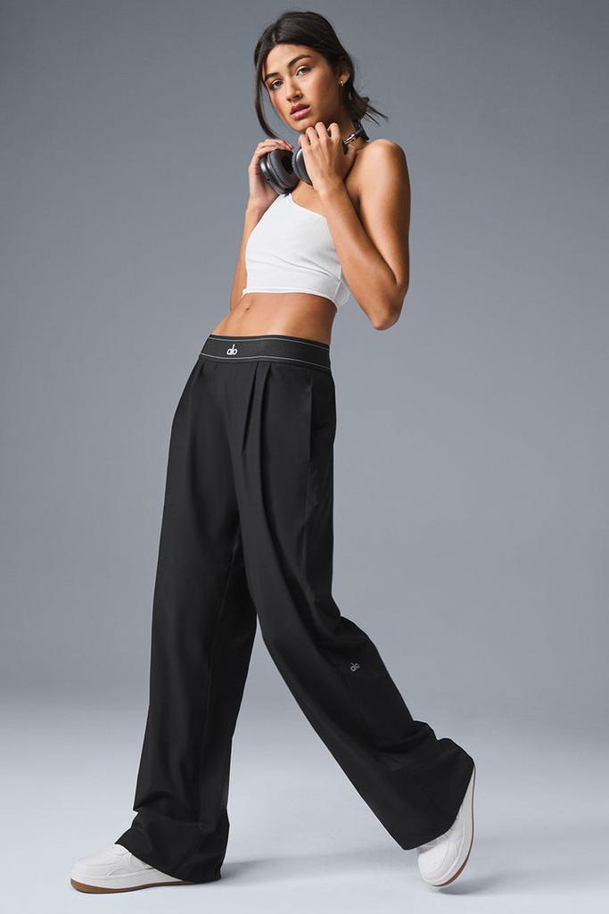 Alo Suit Up Trouser (Regular) - Black - Leggings - Free Shipping