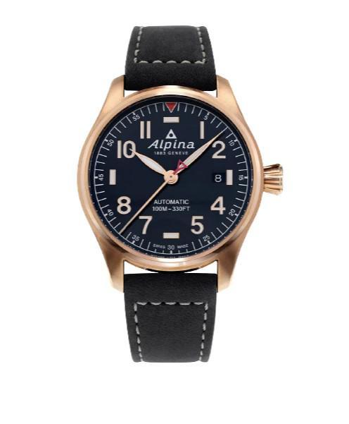 商品Alpina|Alpina Startimer Pilot Automatic Blue Dial Mens Watch AL-525NN3S4,价格¥4399,第1张图片