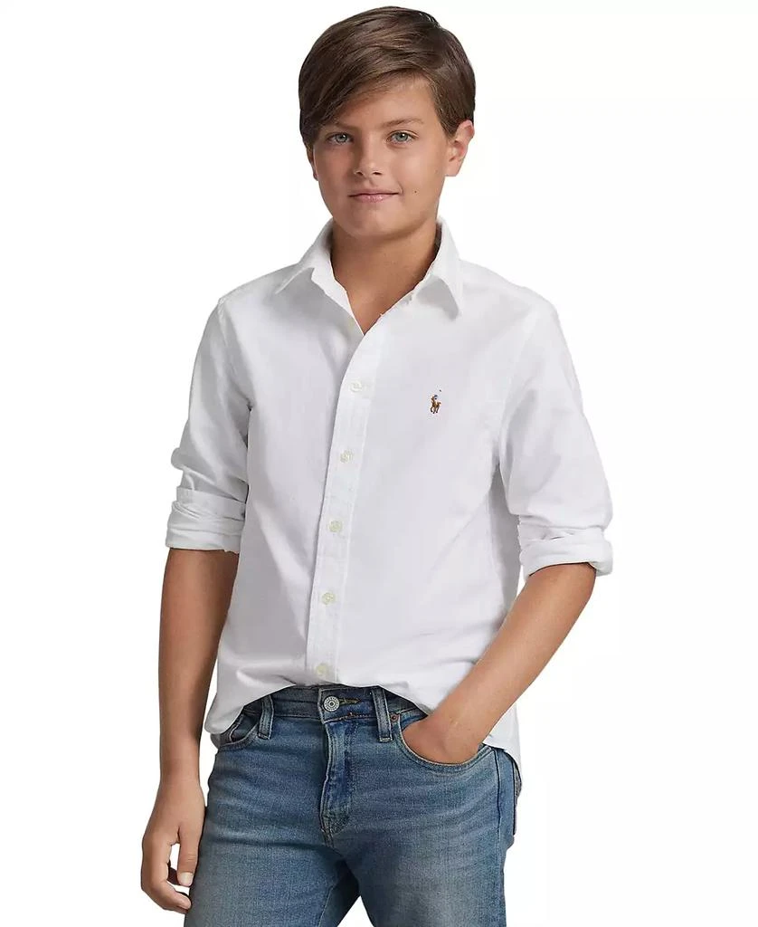 商品Ralph Lauren|男大童 牛津衬衫 纯棉 多款配色,价格¥411,第1张图片