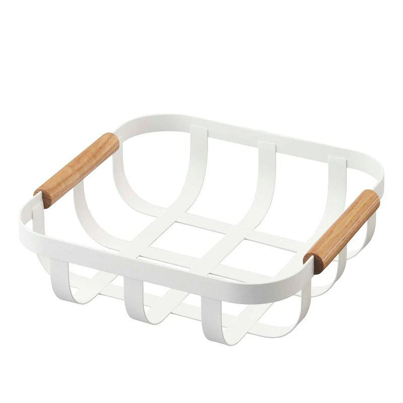 商品Yamazaki Home|Fruit Bowl Steel + Wood,价格¥204,第1张图片