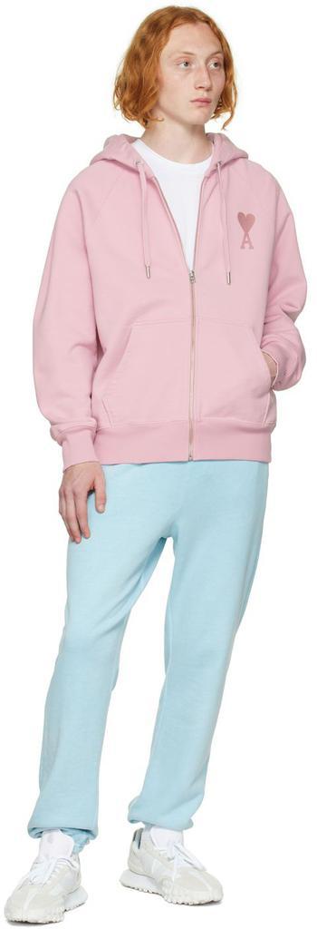 商品AMI|男式 爱心 连帽卫衣 粉色,价格¥1493,第6张图片详细描述