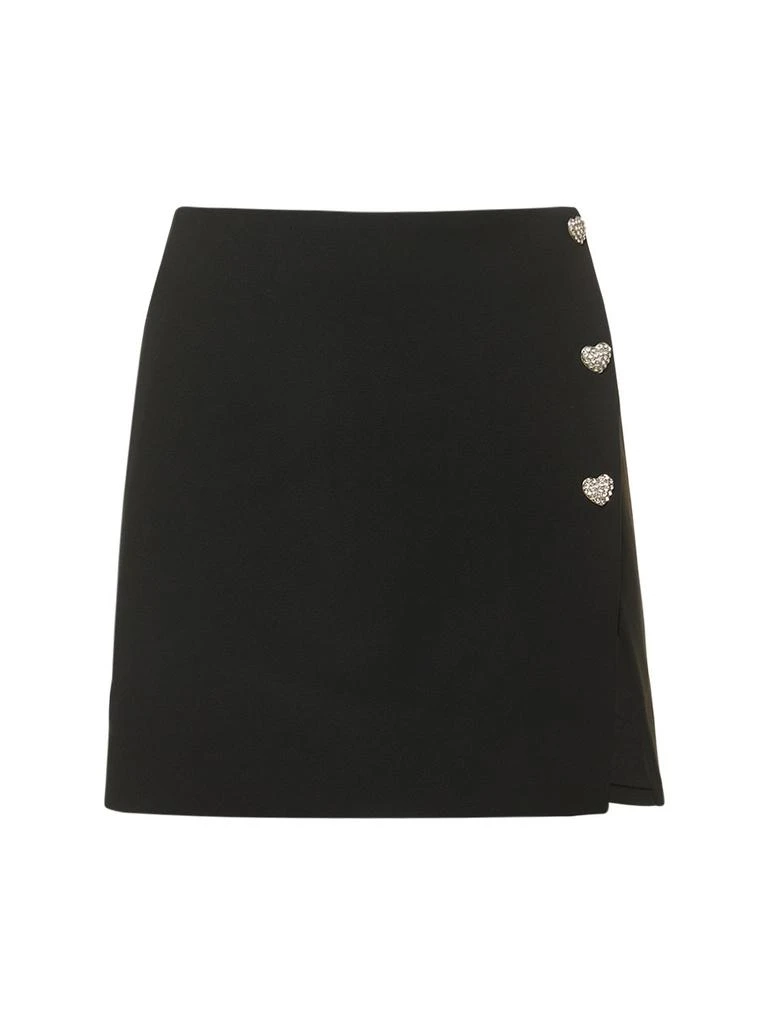 商品Self Portrait|Wrap Mini Skirt W/embellished Buttons,价格¥1083,第1张图片