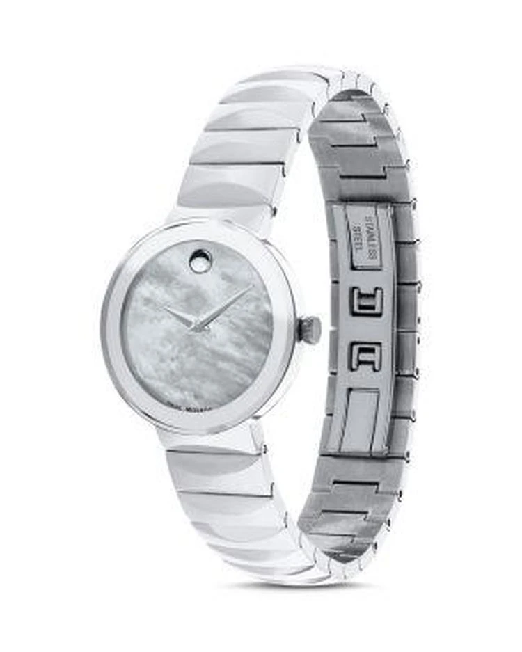 商品Movado|Mother-Of-Pearl Museum Dial Watch, 26mm,价格¥5885,第2张图片详细描述