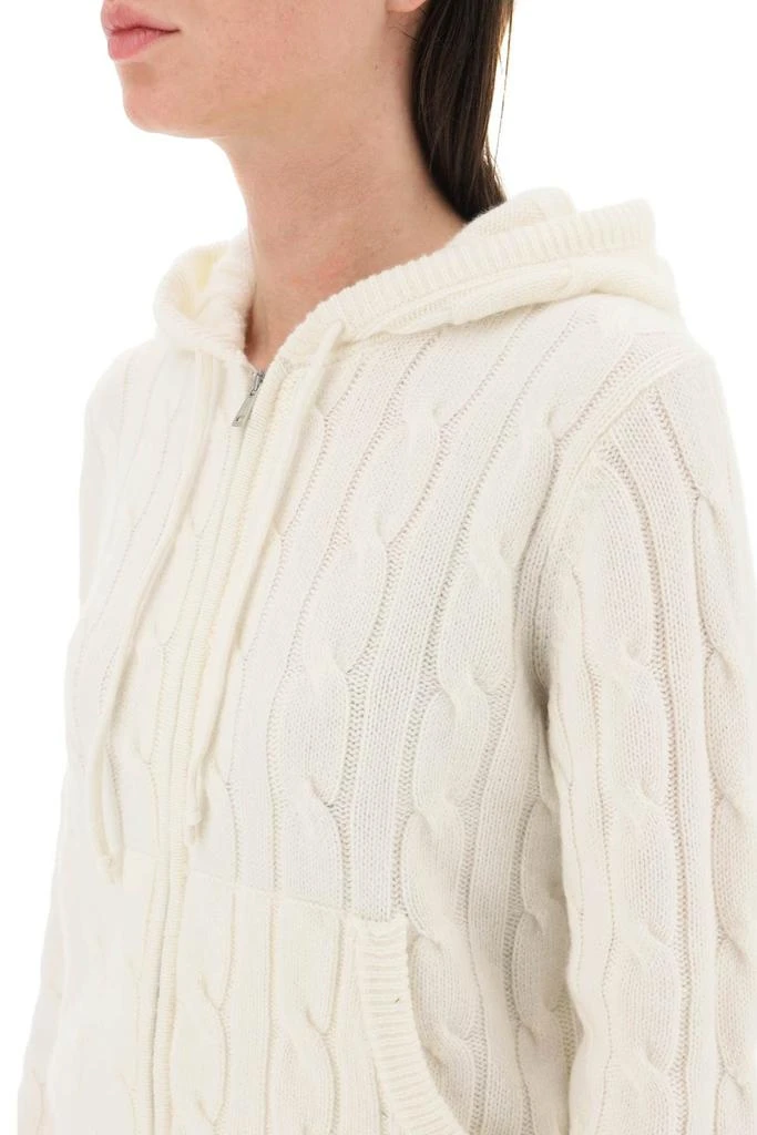 商品Ralph Lauren|FULL ZIP HOODED CARDIGAN IN WOOL AND CASHMERE,价格¥2746,第5张图片详细描述