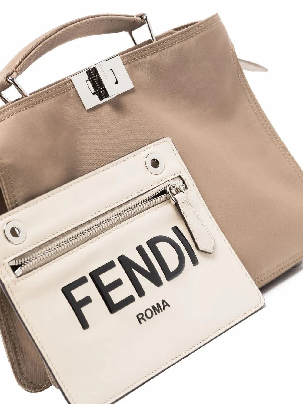 商品Fendi|Fendi 男士手提包 7VA530AGQIF1GLE 米白色,价格¥17635,第6张图片详细描述