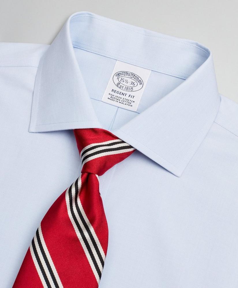 商品Brooks Brothers|Stretch Regent Regular-Fit Dress Shirt, Non-Iron Poplin English Collar End-on-End,价格¥368,第4张图片详细描述