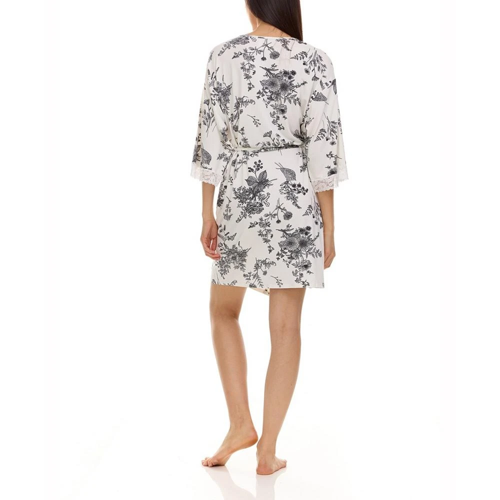 Women's Ava Printed Knit 3 Piece Travelset with Lace 商品