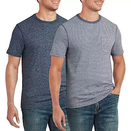 商品Member's Mark|Member's Mark 2-Pack Short Sleeve Everyday Soft Wash Tee,价格¥90,第1张图片